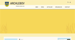 Desktop Screenshot of obecarchlebov.cz